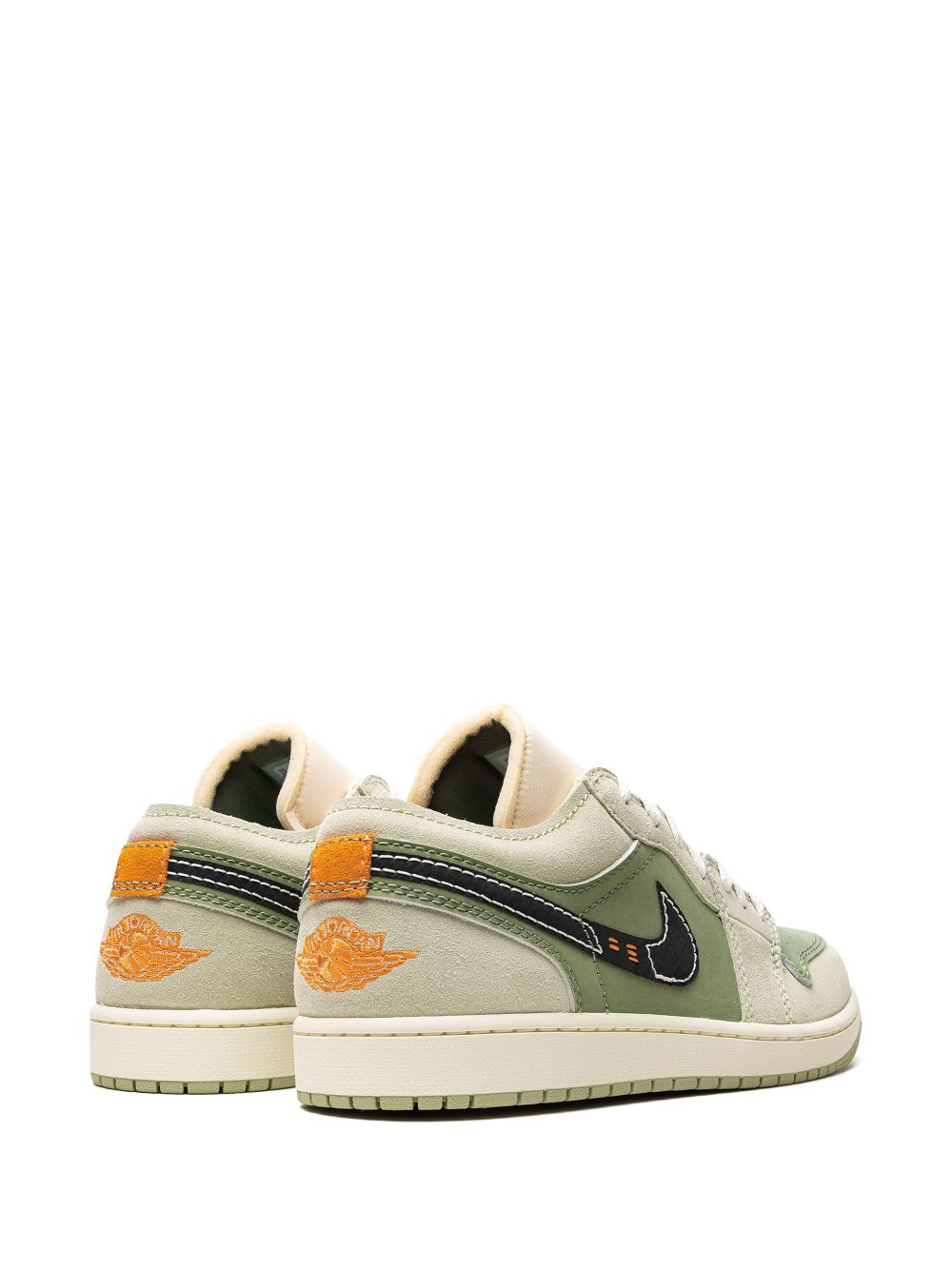 Shop Jordan Air  1 Low Se Craft "sky J Light Olive" Sneakers In Green