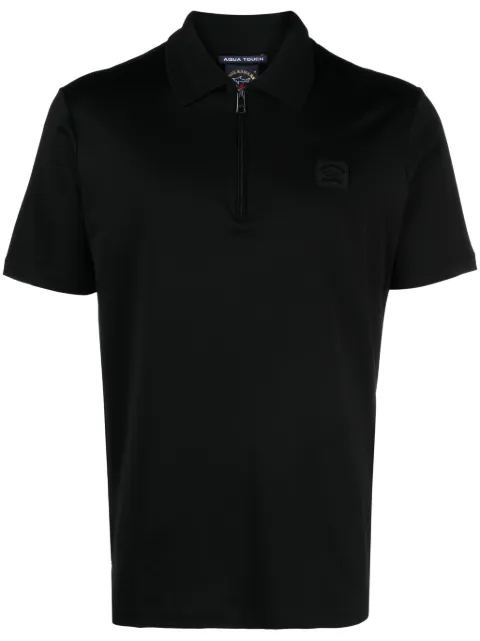 Paul & Shark half-zip cotton polo shirt