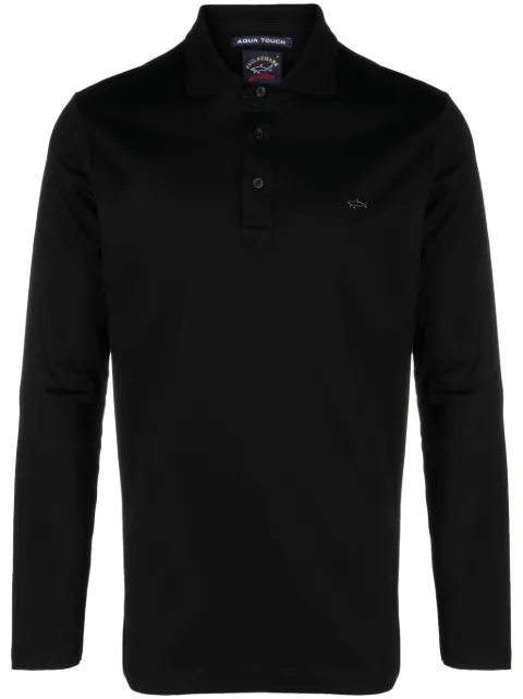 Paul & Shark Poloshirt mit Logo-Schild