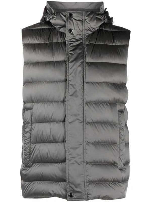 Paul & Shark Save the Sea Padded Gilet in Grey