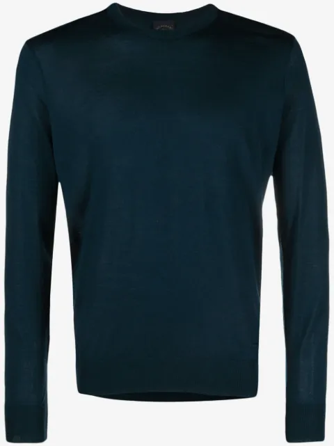 Paul & Shark crew-neck virgin wool jumper