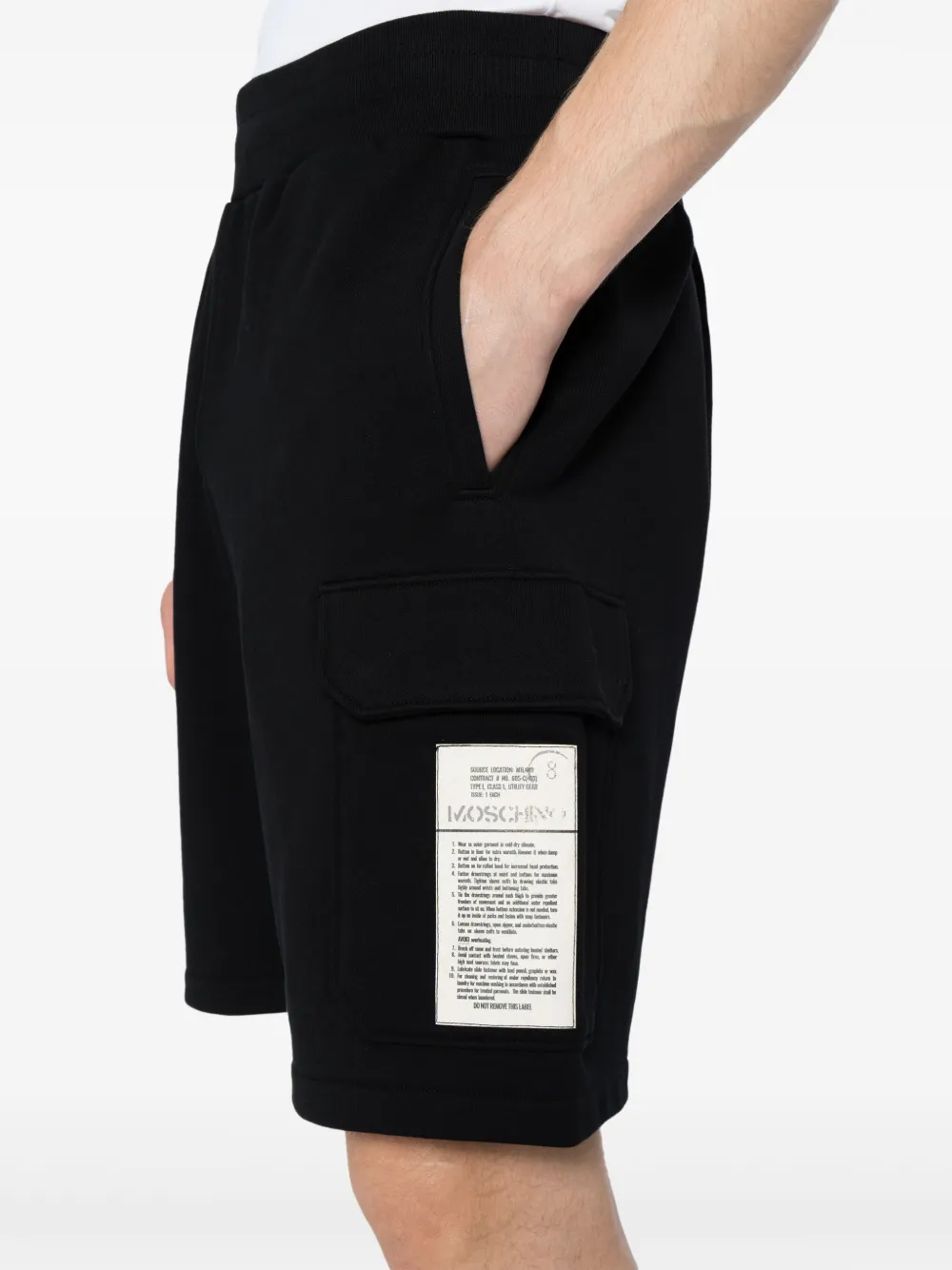 Moschino Trainingsbroek met logopatch Zwart