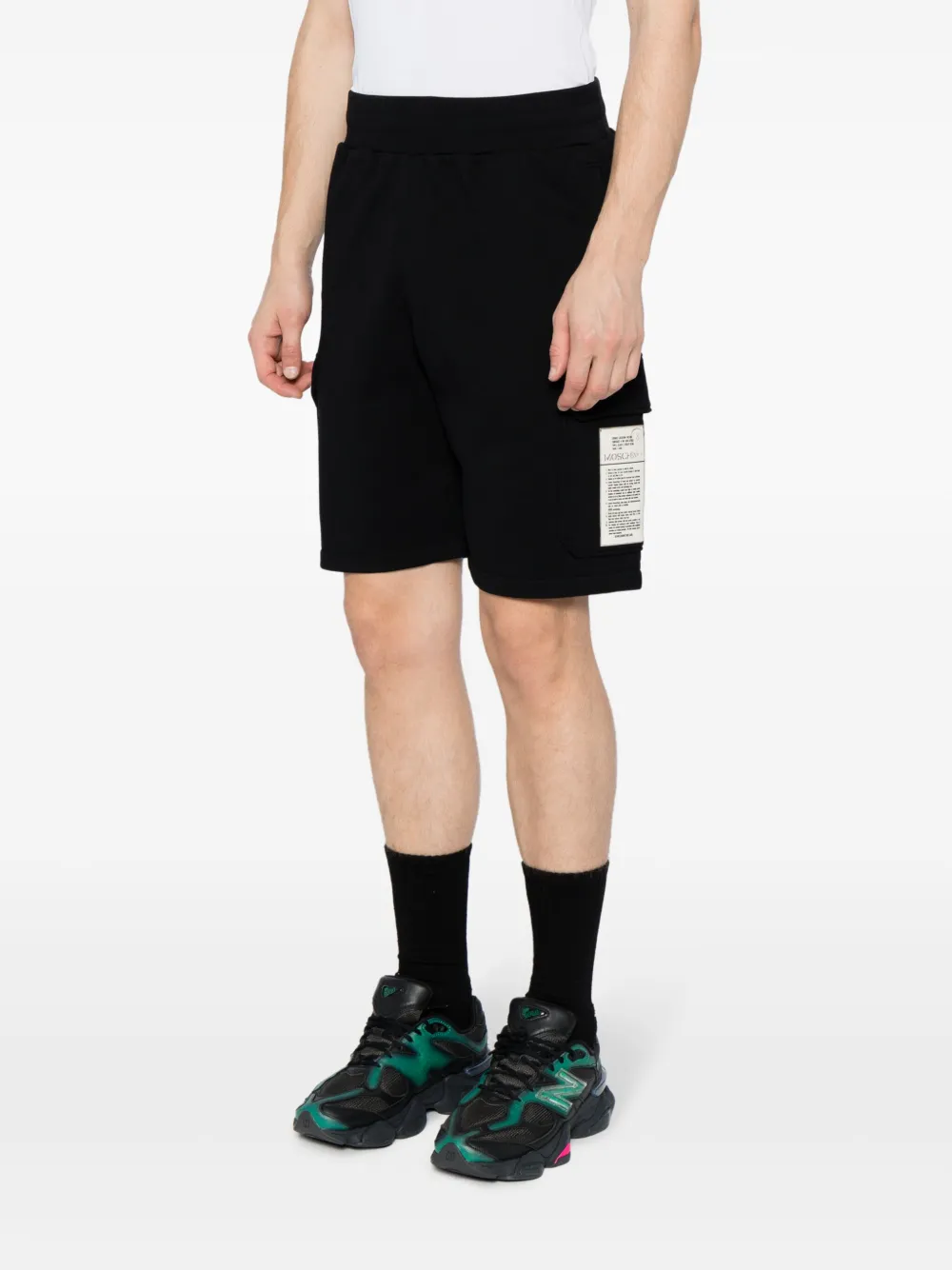 Moschino Trainingsbroek met logopatch Zwart