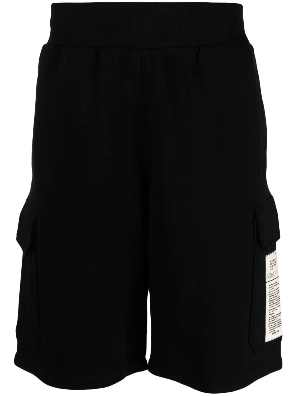 Moschino Shorts con applicazione - Nero