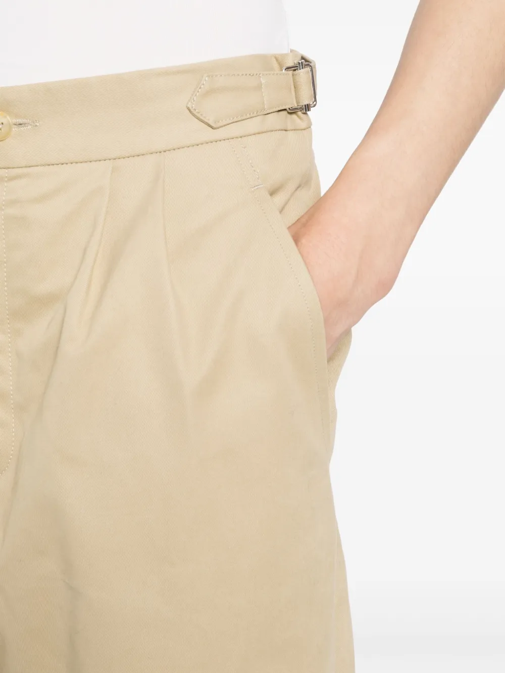 Bode Straight-leg Cotton Trousers In Neutral
