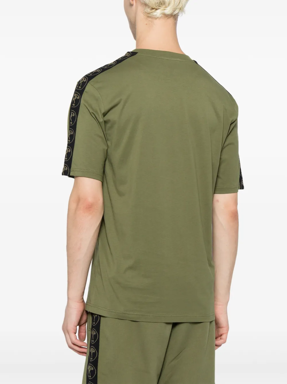 Moschino T-shirt met logoprint Groen