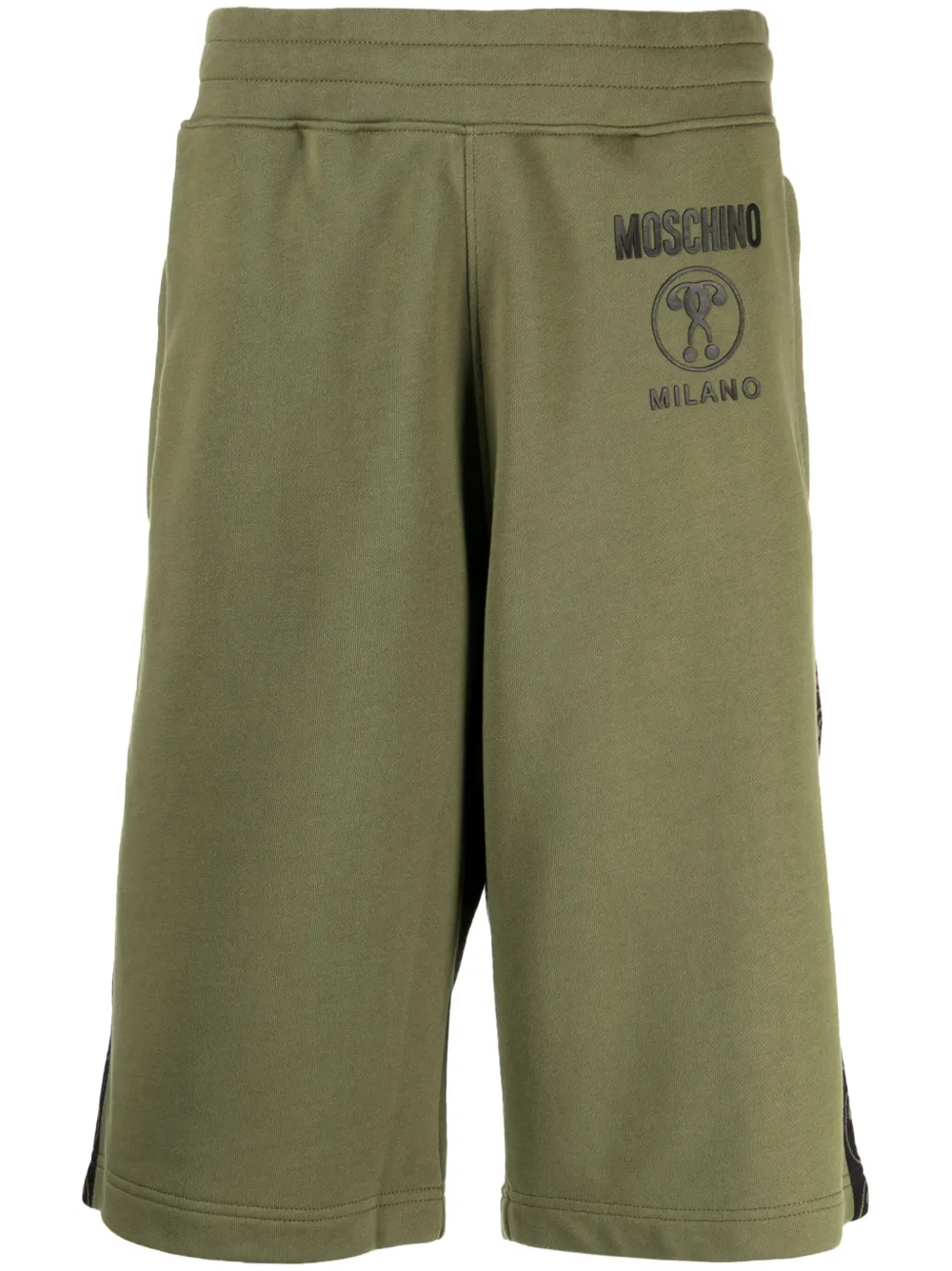 Moschino Shorts sportivi con stampa - Verde