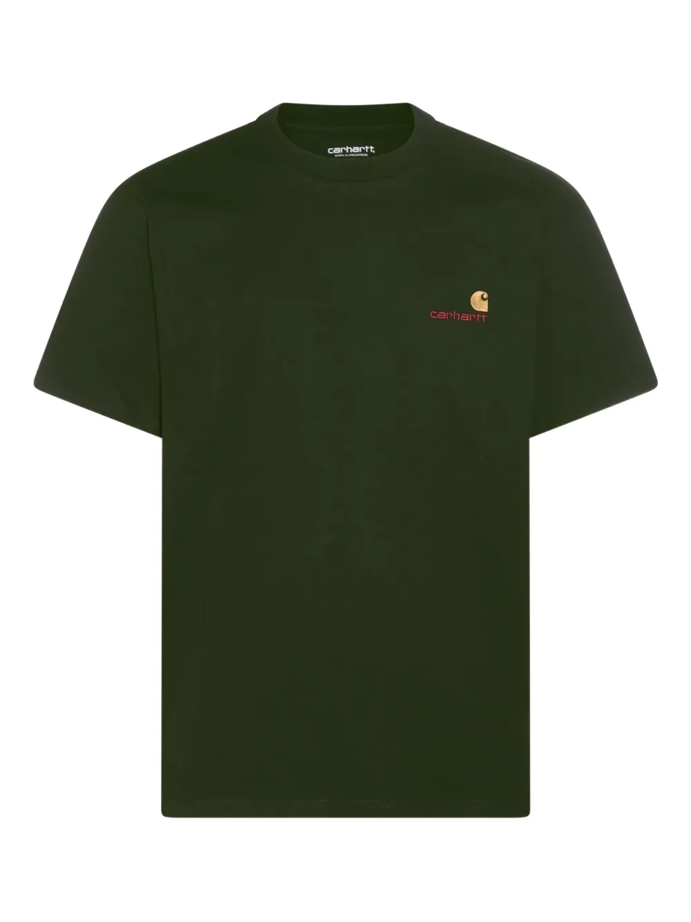 Carhartt WIP T-shirt met geborduurd logo Groen