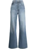 RE/DONE high-rise wide-leg jeans - Blue