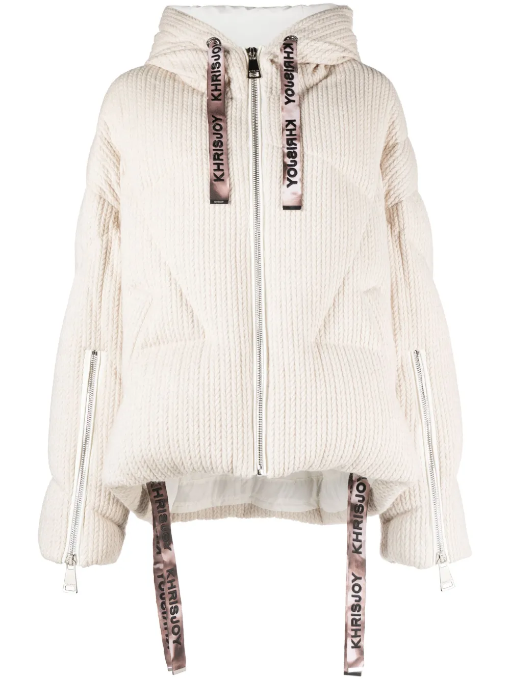 Khrisjoy Puffer In Beige Modal In Neutrals