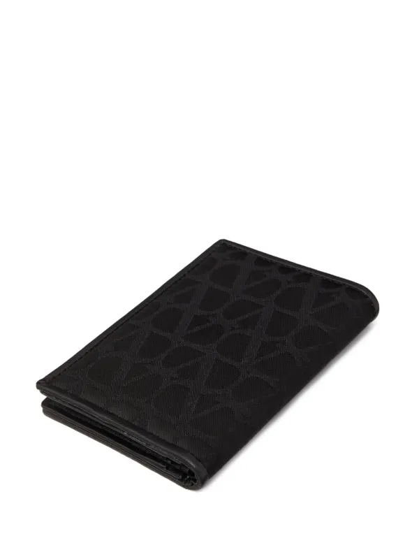 Valentino Garavani トワル イコノグラフ 二つ折り財布 | ブラック  