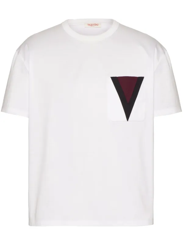 Tシャツ・カットソー Valentino Garavani White Cotton T-Shirt Valentino Garavani - Logo cotton t-shirt White - The Corner
