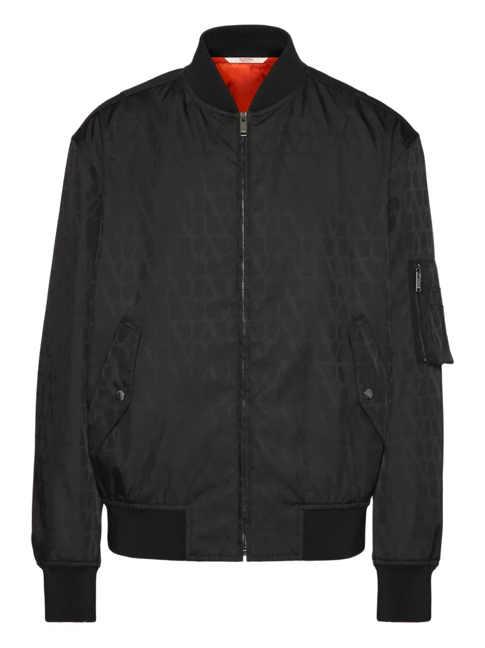 Valentino Garavani Toile Iconographe-pattern bomber jacket | negro | Image 1