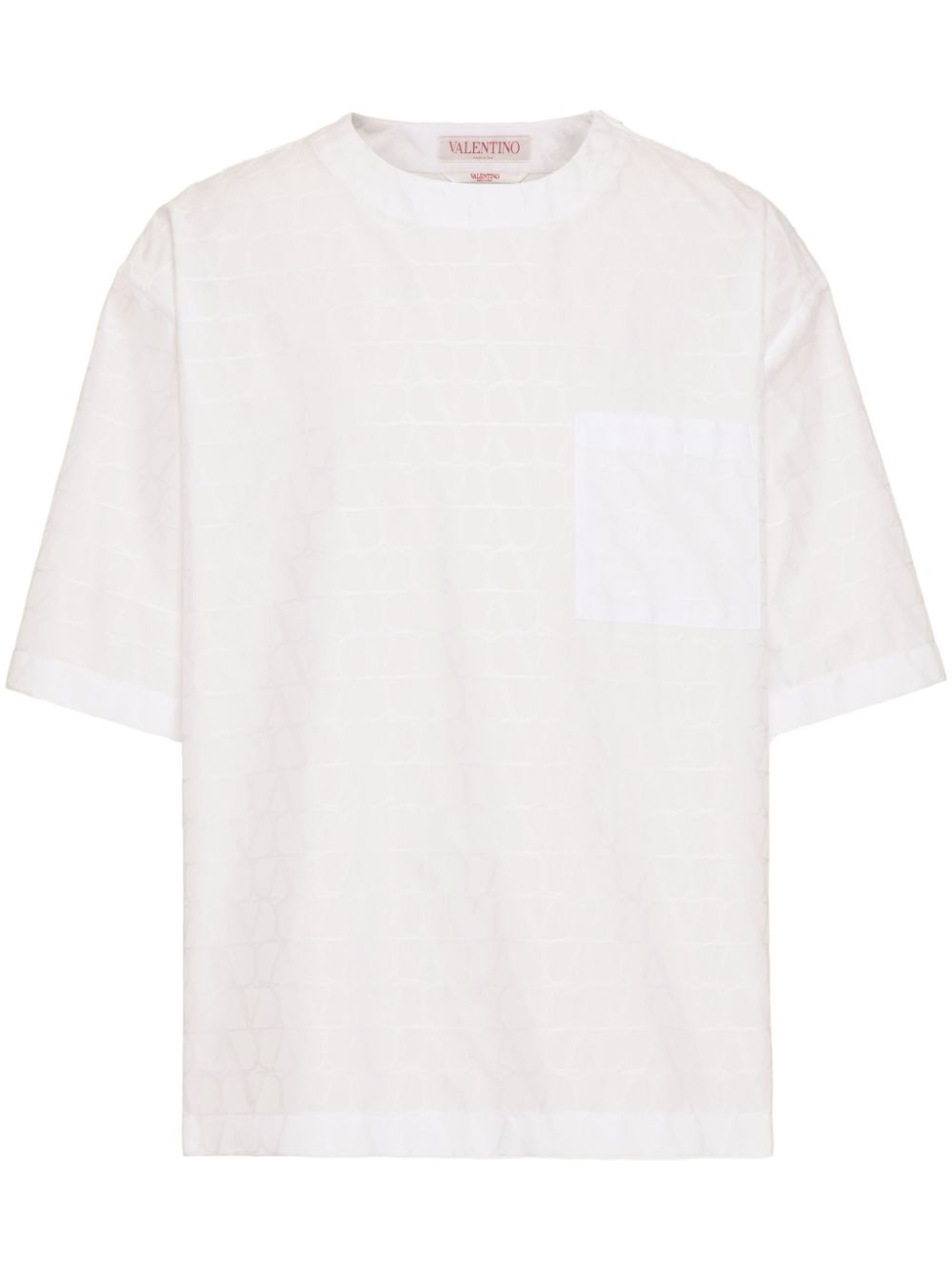 Valentino Garavani Toile Iconographe katoenen T-shirt Wit