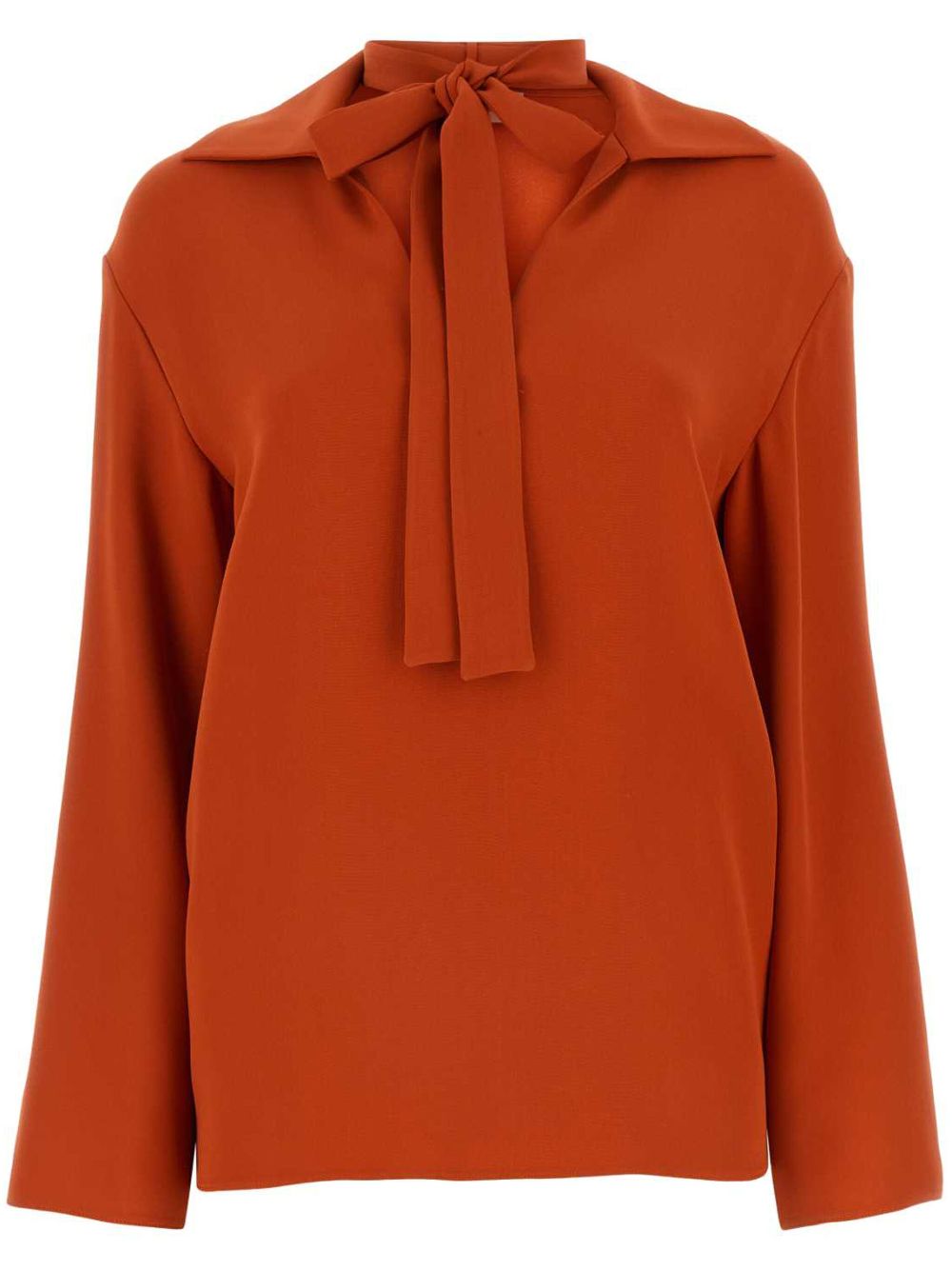 Valentino Garavani VLogo silk blouse - Orange