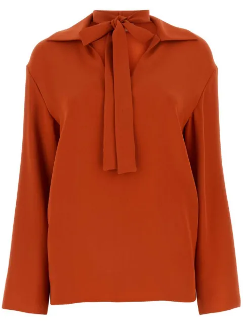 Valentino Garavani VLogo silk blouse