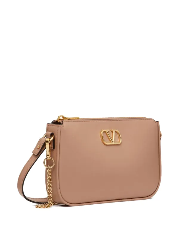 ショルダーバッグ・ポシェット Valentino Garavani Two-Tone Canvas Vlogo Signature Crossbody Valentino Garavani Mini VLogo Signature Crossbody Bag