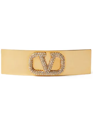 新品・未使用】VALENTINO ヴァレンティノ Vロゴ ヘアクリップ