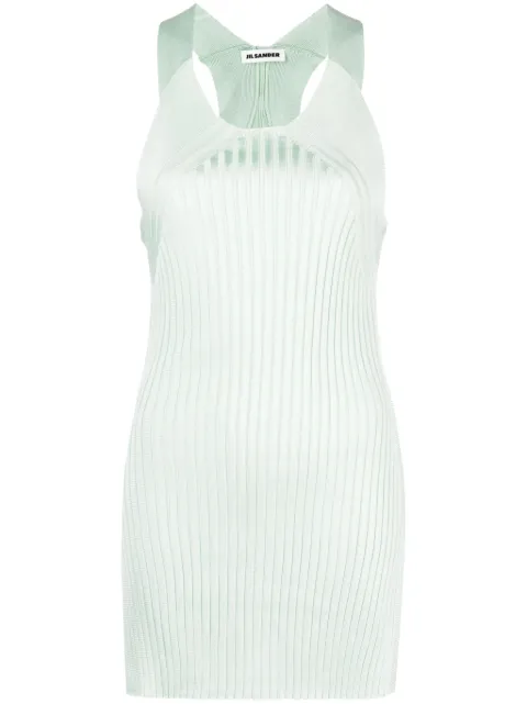 Jil Sander sleeveless ribbed-knit top