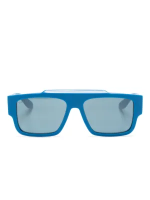 Gucci Eyewear GG Supreme square-frame Sunglasses | Blue  display picture 2