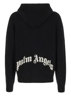 Palm Angels ロゴパーカー Lサイズ ブラック