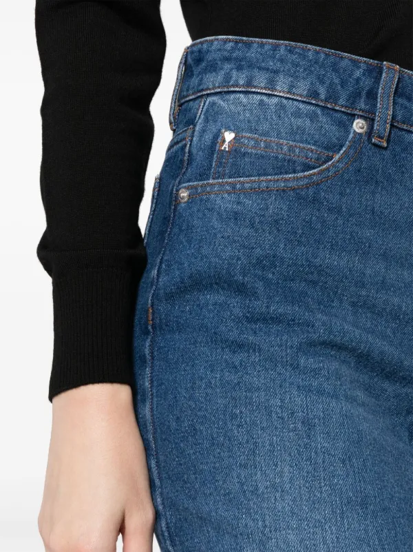 AMI Paris デニムスカート | ブルー | FARFETCH JP 