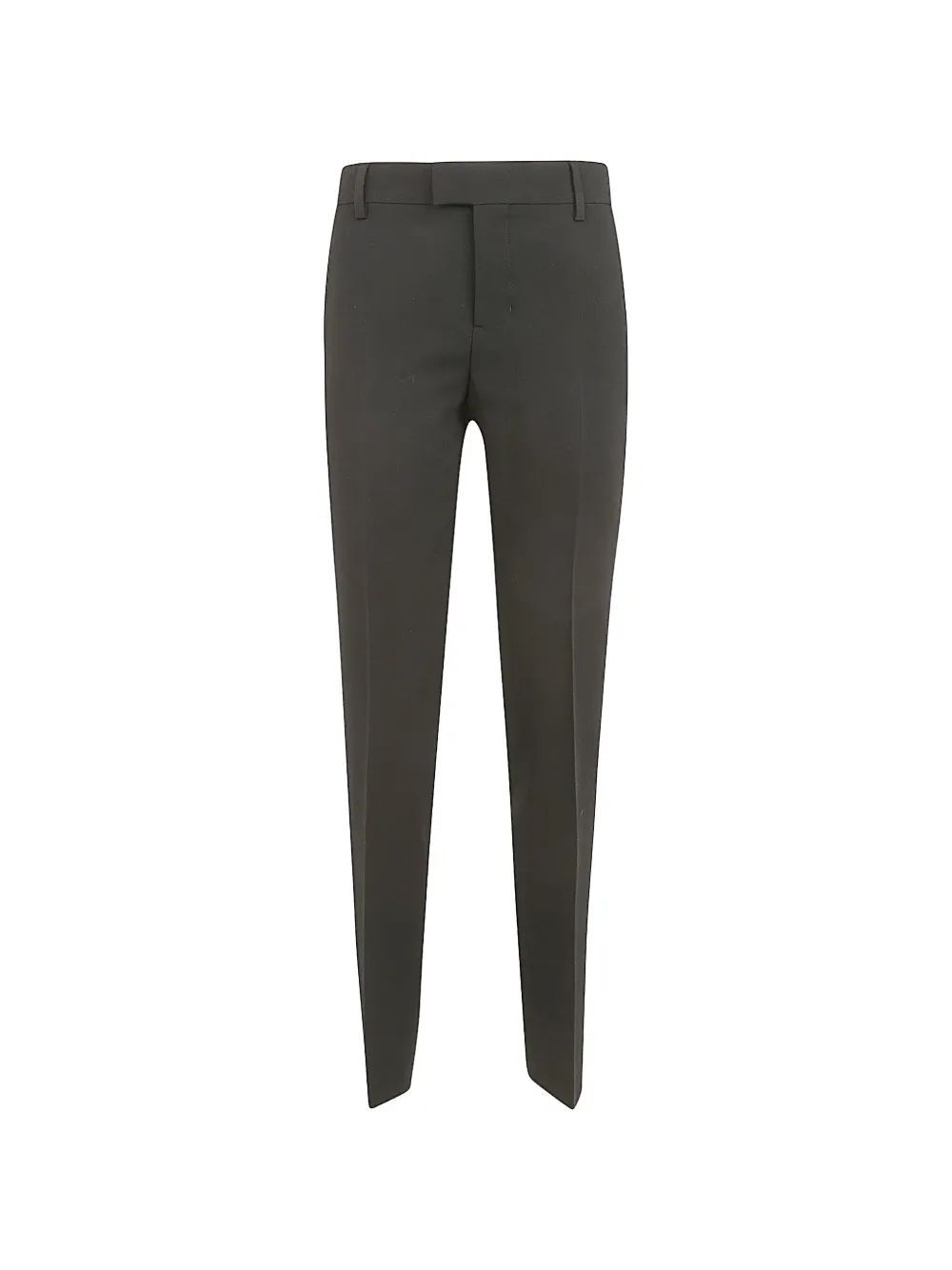 AMI Paris Crêpe broek met toelopende pijpen Zwart