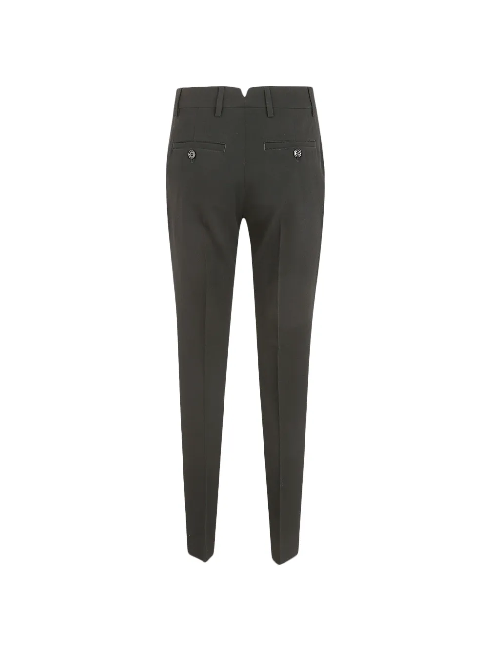 AMI Paris Crêpe broek met toelopende pijpen Zwart