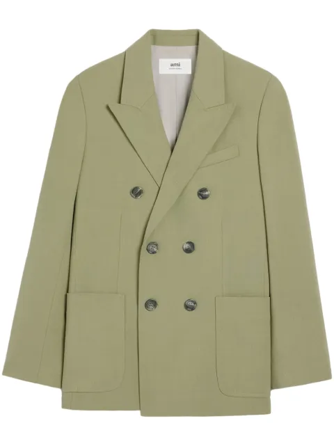 AMI Paris blazer croisé à revers pointus