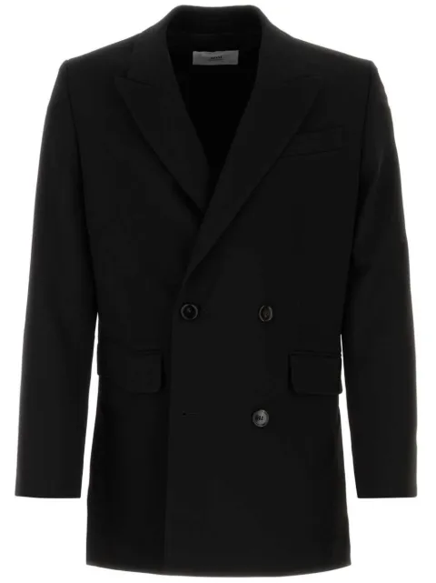 AMI Paris double-breasted virgin wool blazer
