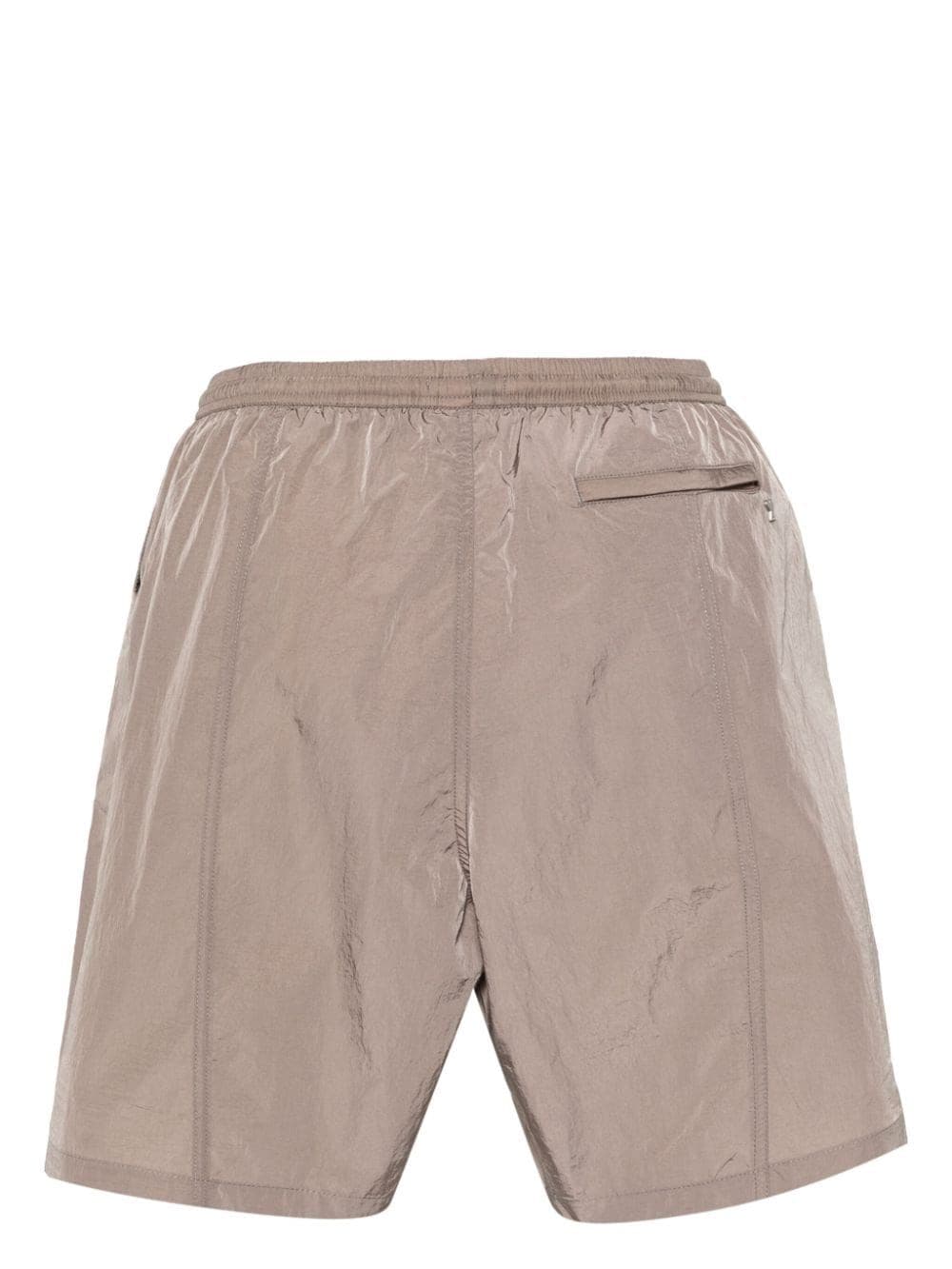 Shop Ami Alexandre Mattiussi Panelled Swim Shorts In Neutrals