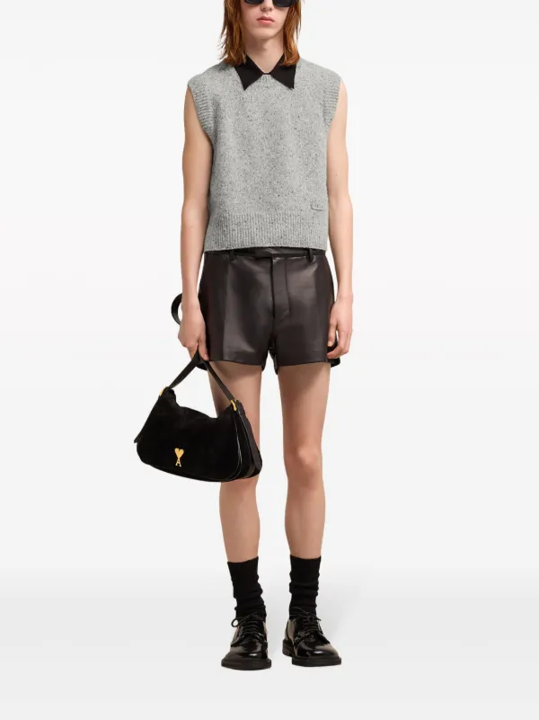 AMI Paris ニットベスト | グレー | FARFETCH JP