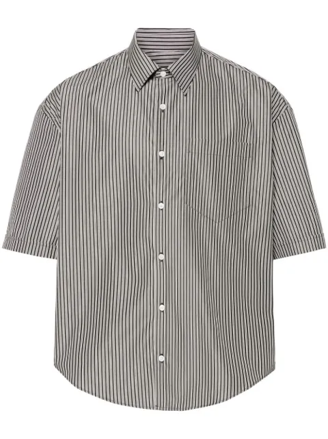 AMI Paris striped cotton shirt