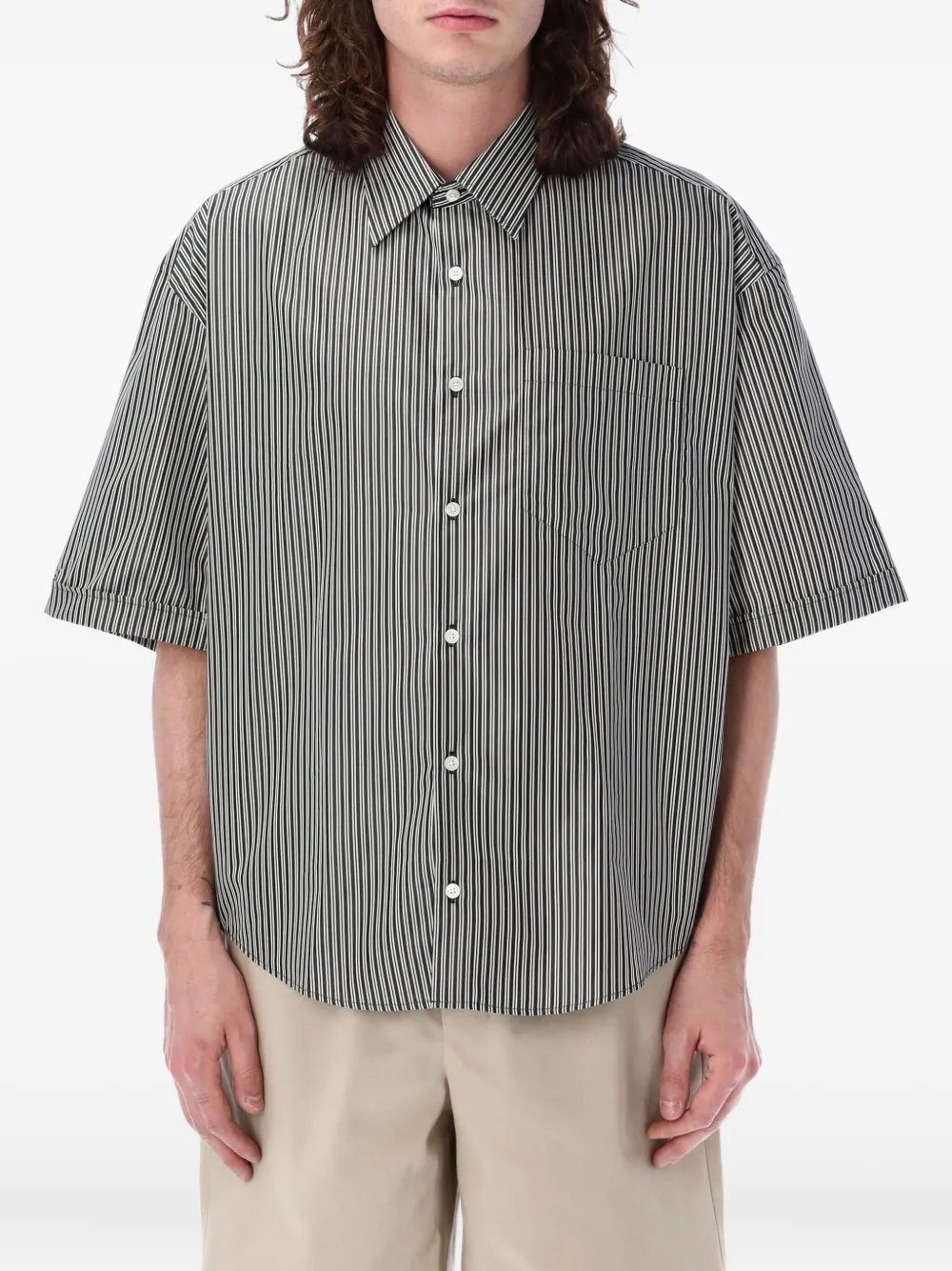 AMI Paris striped cotton shirt | Image 2