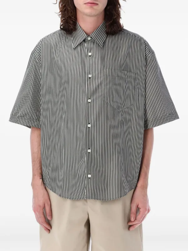 AMI Paris ストライプ シャツ | ニュートラル | FARFETCH JP