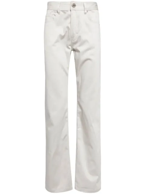 AMI Paris pantalones rectos con parche del logo