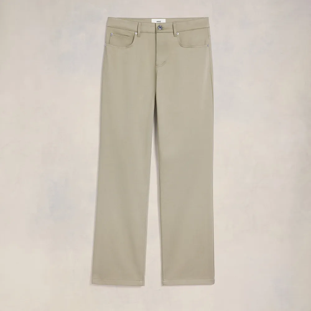 Straight Fit Trousers Neutrals for Men - L - AMI Paris