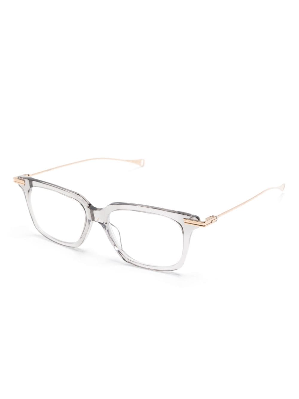 Shop Dita Eyewear Dlx425a Square-frame Glasses In Grau