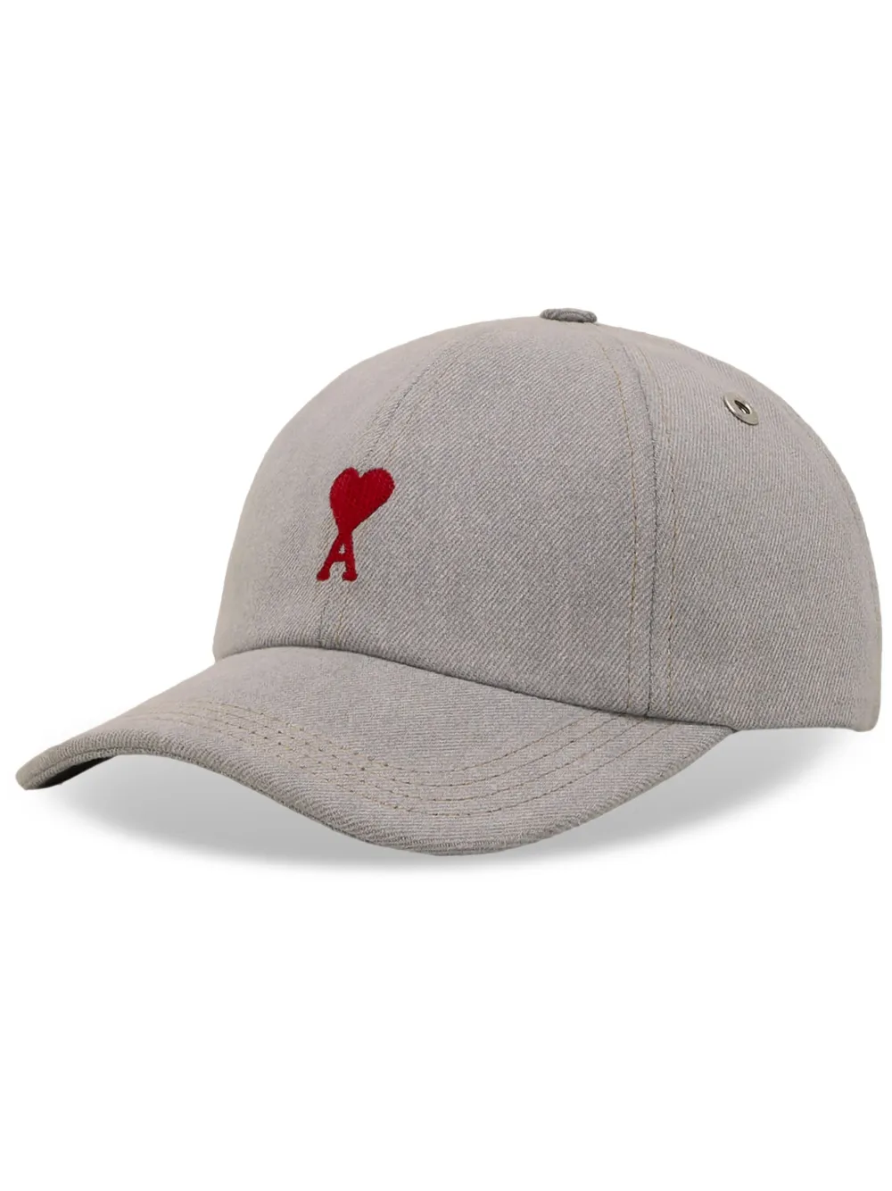 Ami Alexandre Mattiussi Ami De Coeur Baseball Cap In Grey