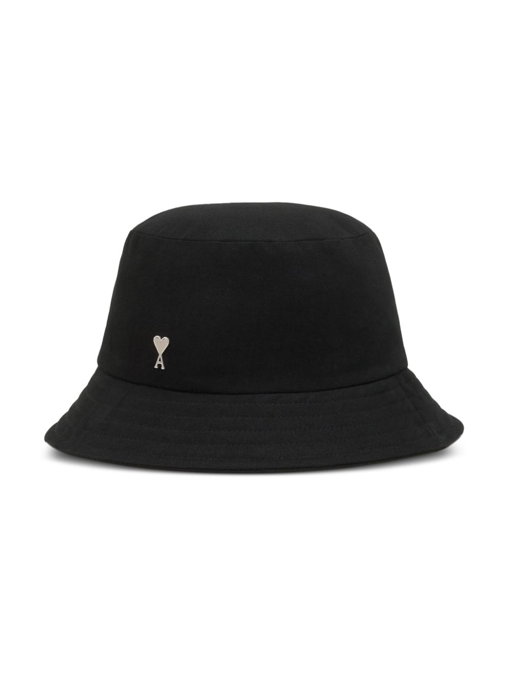 Shop Ami Alexandre Mattiussi Ami Reversible Bucket Hat In Black