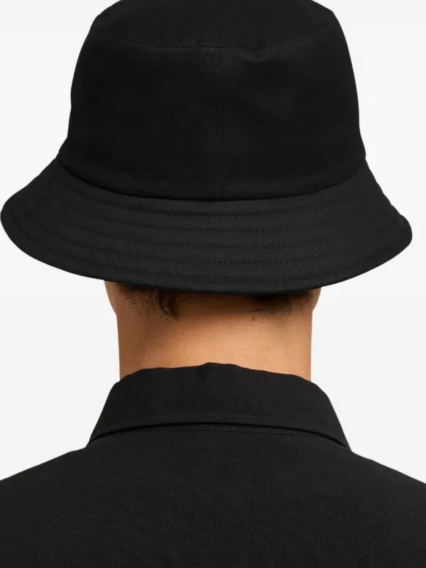 AMI Paris Ami De Coeur バケットハット | ブラック | FARFETCH JP
