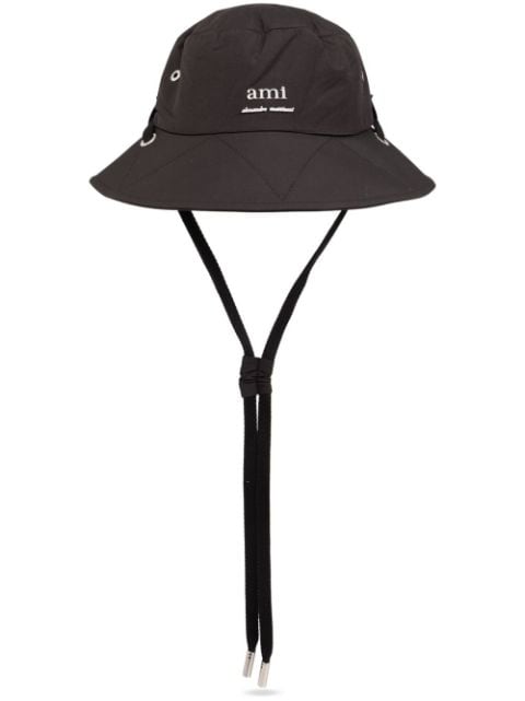 AMI Paris logo-plaque bucket hat
