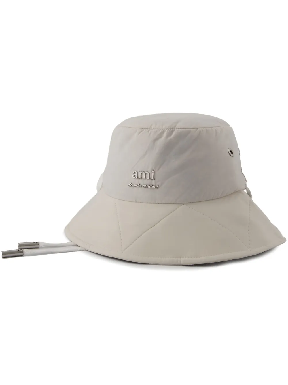AMI Paris logo-plaque bucket hat | Women | Image 2