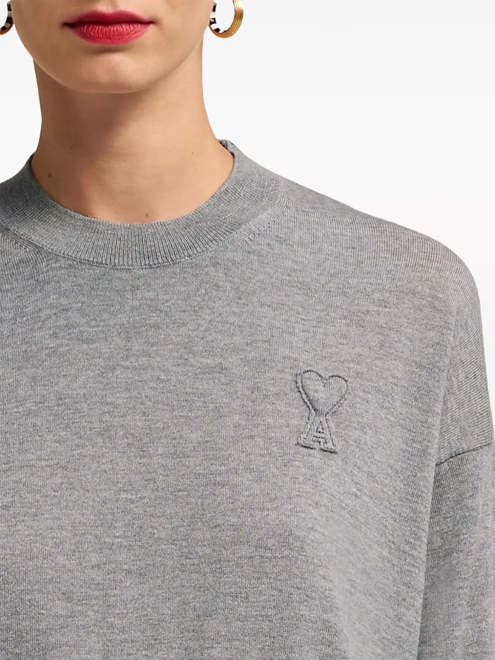 Ami Paris Ami De Coeur wool sweater - thumbnail 2 of 7