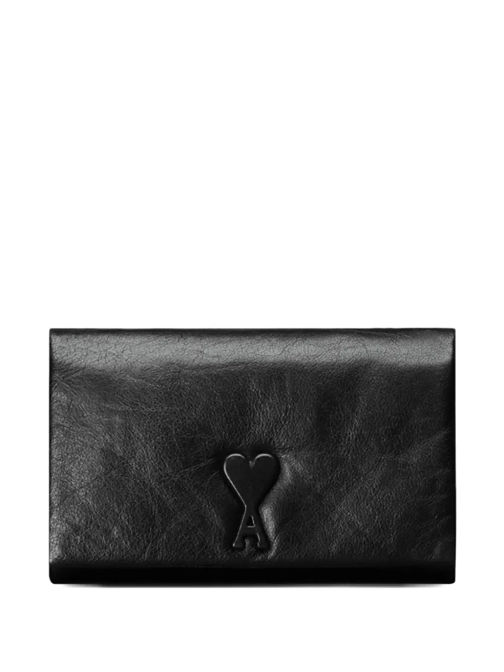 AMI Paris Schoudertas met logo Zwart