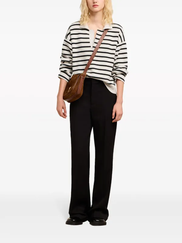 AMI Paris ストライプ ポロトップ | ニュートラル | FARFETCH JP