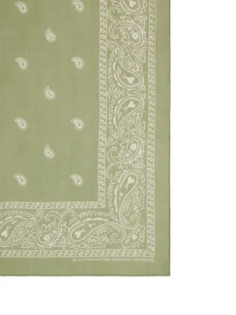 AMI Paris paisley-print scarf