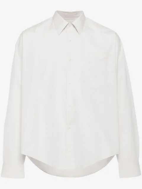 AMI Paris camisa con bordado Ami de Coeur