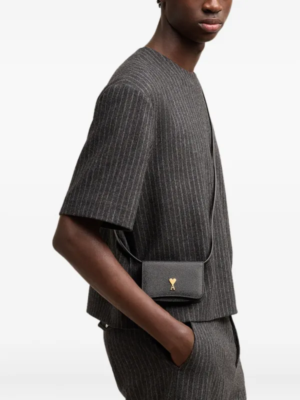 AMI Paris Paris Paris カードケース | ブラック | FARFETCH JP