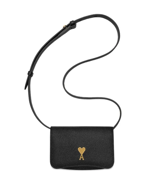 AMI Paris Paris Paris カードケース | ブラック | FARFETCH JP
